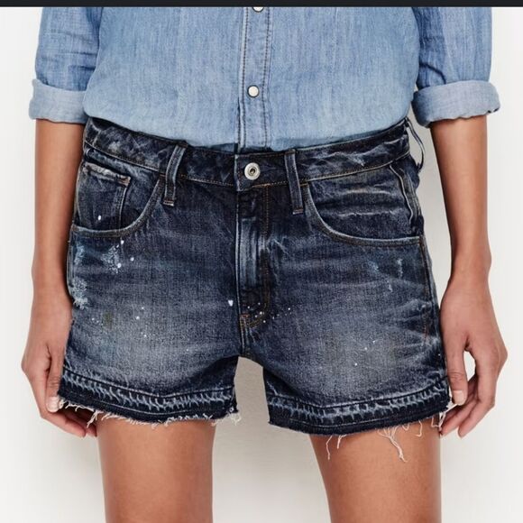 DENIM  FORUM THE EX BOYFRIEND SHORT SHORT - Picture 1 of 14
